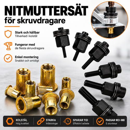 NordFix™ – Nitmutterverktyg för skruvdragare